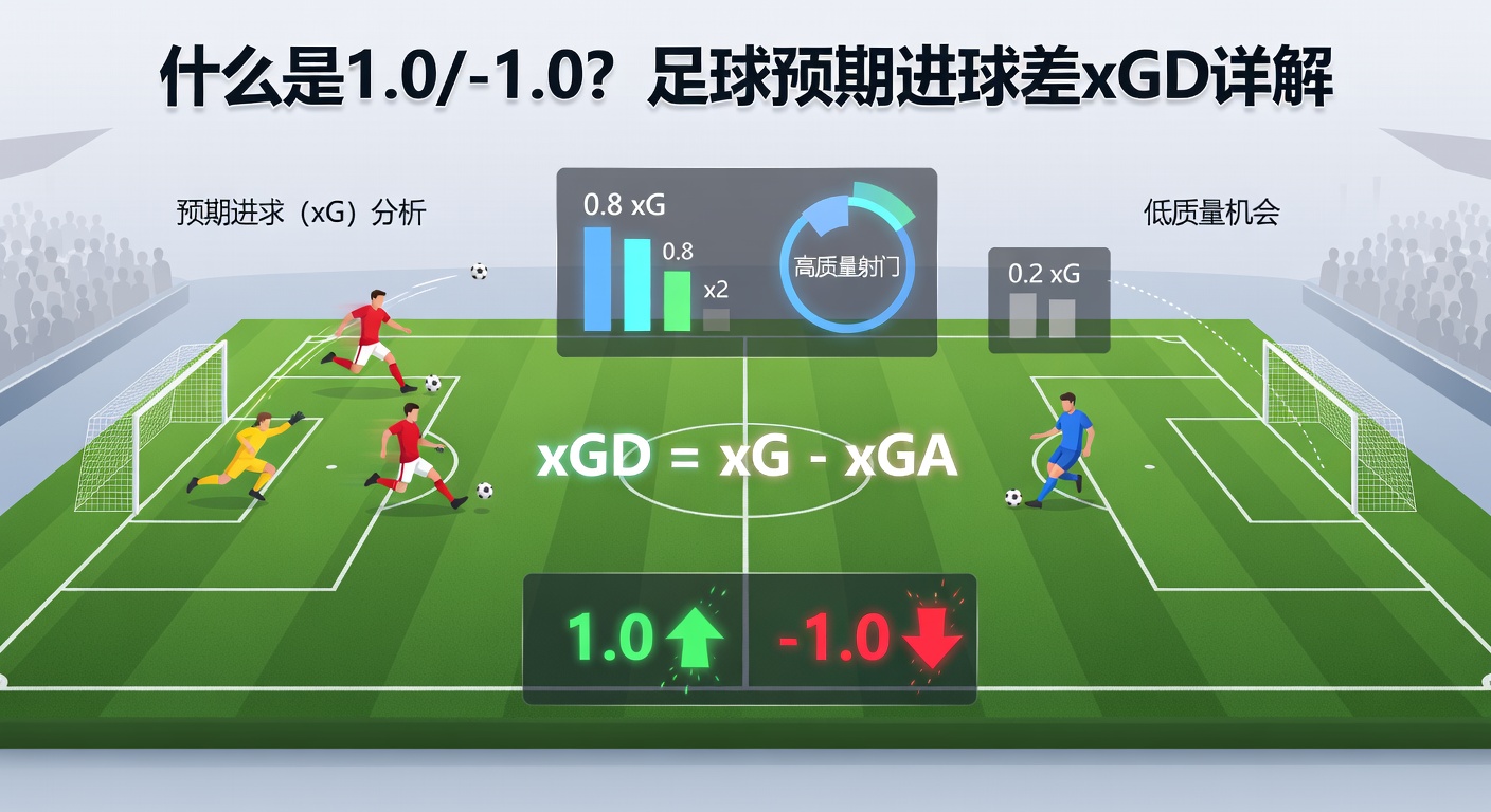 什么是1.0/-1.0？足球预期进球差xGD详解