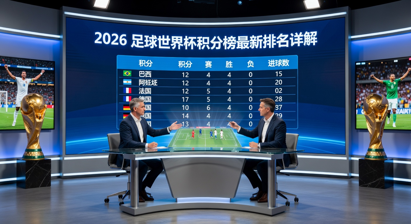 足球世界杯积分榜最新排名2026详解